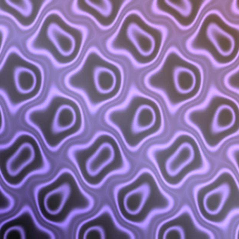 A liquid-metal shader study with reflective, flowing contours.